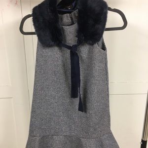 Beautiful Imoga Dress with Detachable Fur Collar